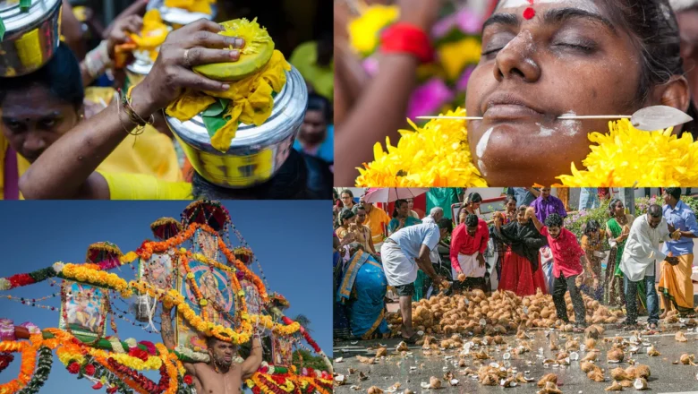 தைப்பூச விழா கோலாகலம்! அரோகரா முழக்கத்துடன் லட்சக்கணக்கான பக்தர்கள்!