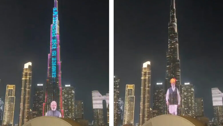 பிரதமர் நரேந்திர மோடியின் 75வது பிறந்தநாள்: துபாயின் புர்ஜ் கலீஃபா கட்டிடம் ஒளியுடன் ஜொலித்தது.